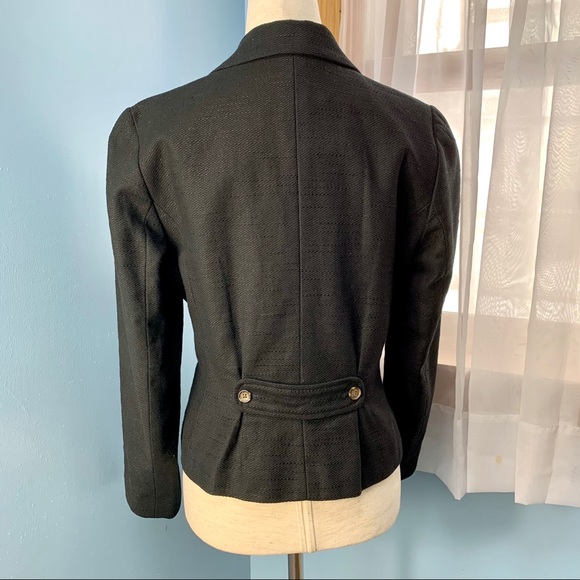 ❌SOLD❌Banana Republic Black Linen Blend Blazer - Picture 4 of 7